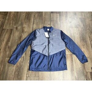Nike Therma-FIT Repel Full-Zip Golf Jacket Men Size Medium FQ0443-410 Navy Blue